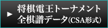将棋電王トーナメント 全棋譜データ（CSA形式）